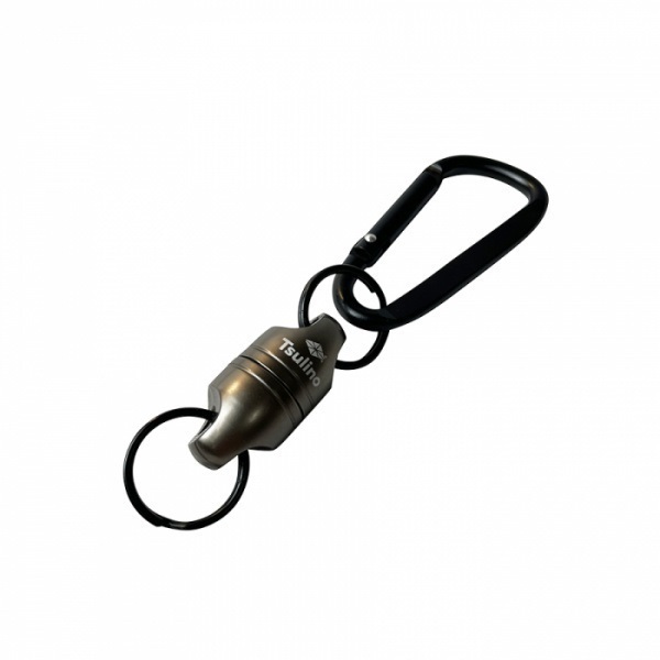 カラビナ付きマグネットリリーサー(ブラウン)